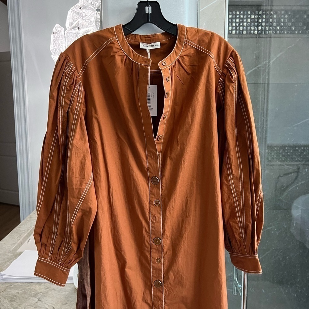 ULLA JOHNSON Maia Belted Dress - Picture 6 of 11